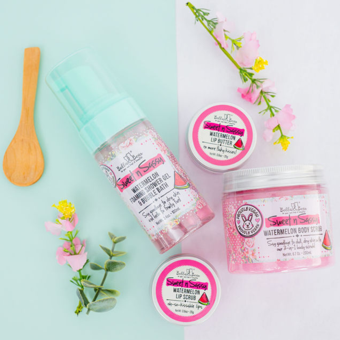 Sweet 'n' Sassy Watermelon Lip Set | Lip Scrub & Lip Butter