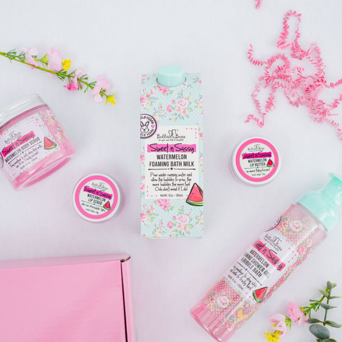 Sweet 'n' Sassy Watermelon Lip Set | Lip Scrub & Lip Butter