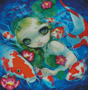 Swimming With Koi