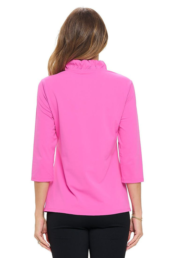 Tabitha Ruffle Neck Top