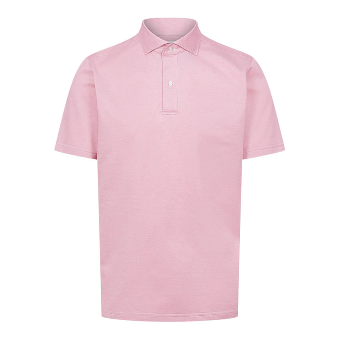 Textured Jacquard Knit Polo