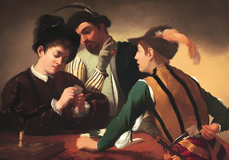 The Cardsharps | Michelangelo Caravaggio