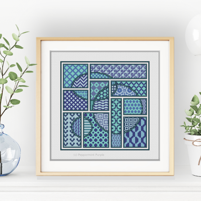 The Sea Edition - CROSS STITCH Version Cross Stitch Pattern by Peppermint Purple