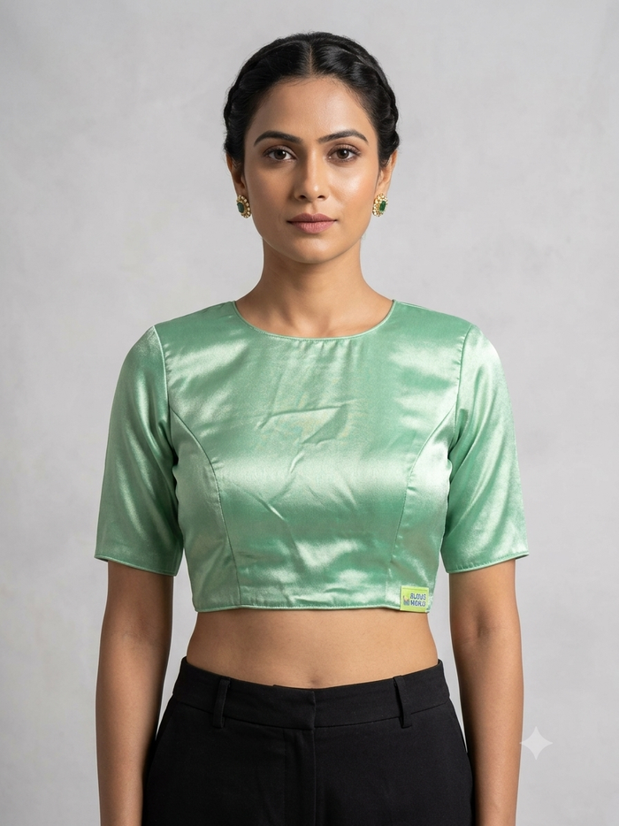 Tissue plain blouse