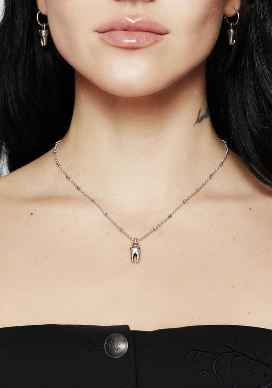 Tooth Pendant Necklace