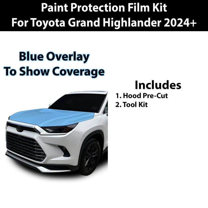 Fits Toyota Grand Highlander 2024+ Precut Premium Paint Protection Film Clear Bra PPF Decal Film Kit Coverage - Bogar Tech Designs