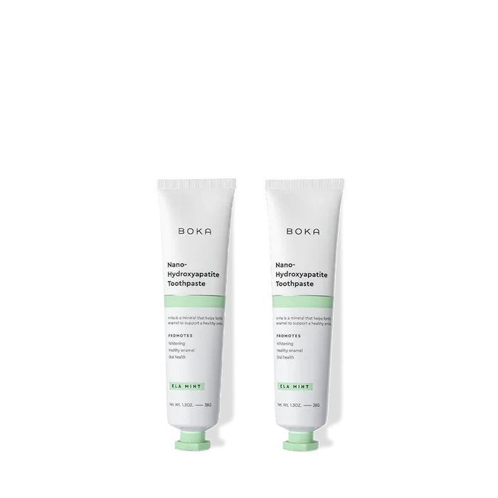 Two tubes of Travel Duo n-Ha Toothpaste 2-Pack on a white background.