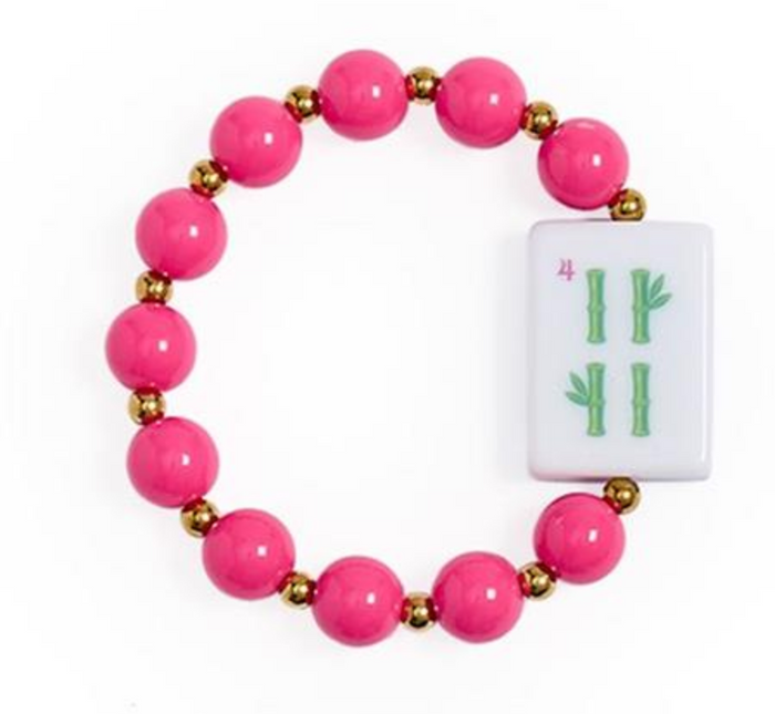 Two's Company Mahjong Bead Bracelet