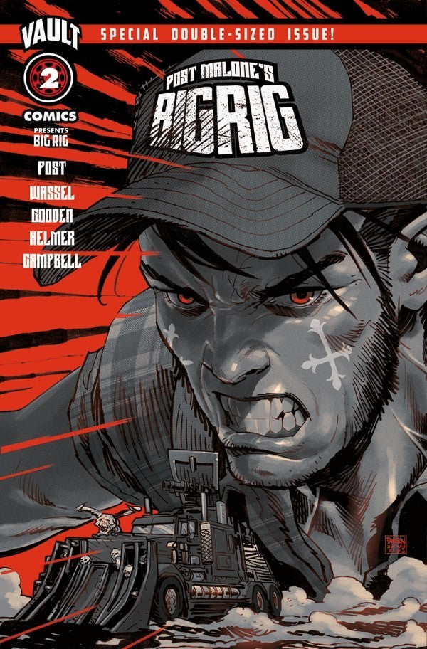 Vault Comics Post Malone's Big Rig No 2 Cover C