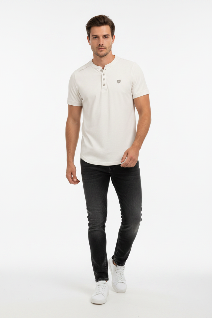 WAM DENIM T-Shirt 79664 Velvet Off White - Lifestyle