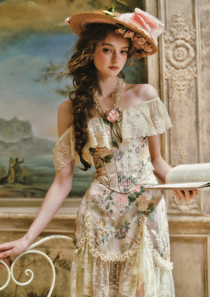 Versailles Rose Skirt