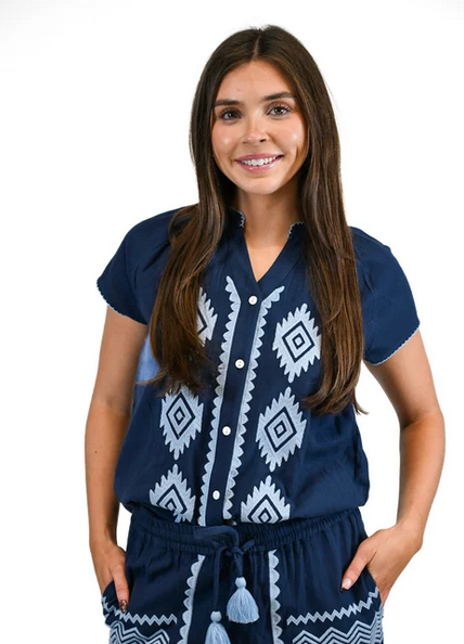 Victoria Dunn Bays Button Up Blouse