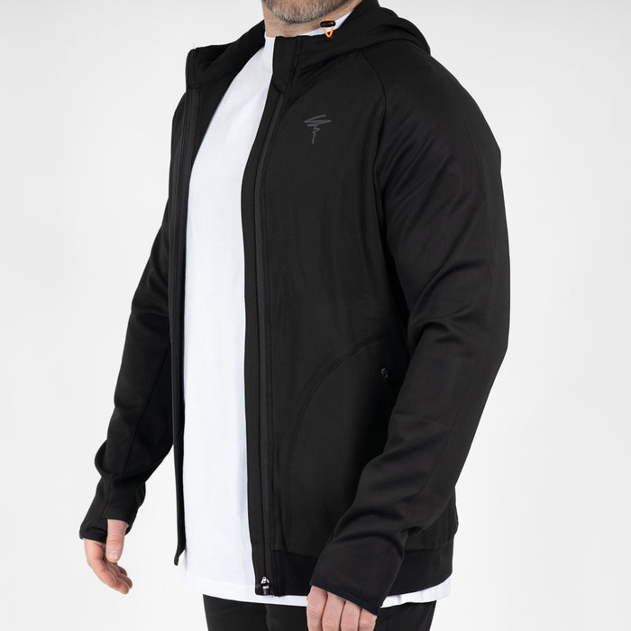 Walton Technical Hooded Zipper Black