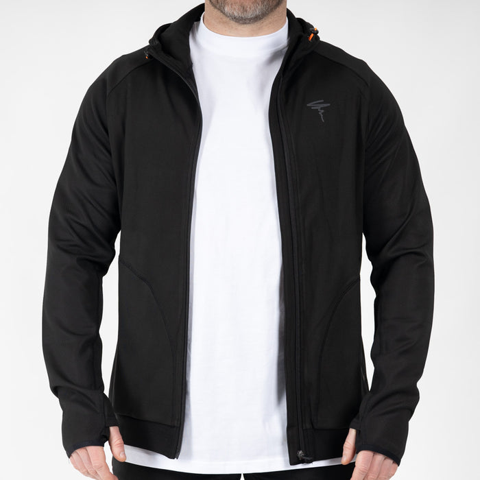 Walton Technical Hooded Zipper Black