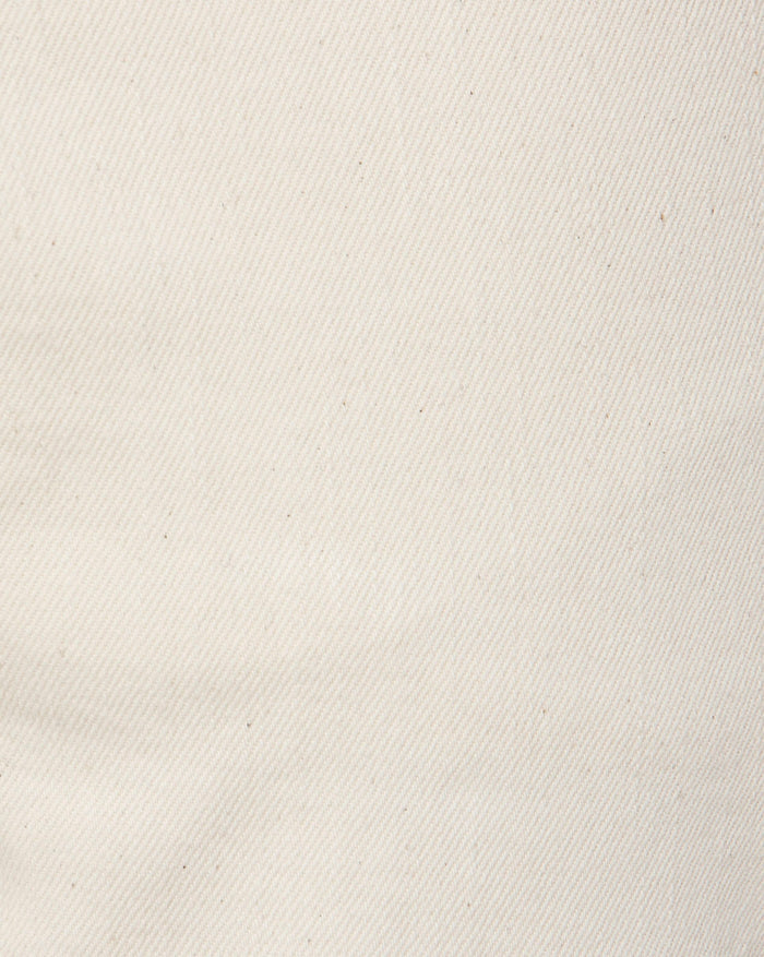 White Mid Rise Toby Tapered Fit Jeans