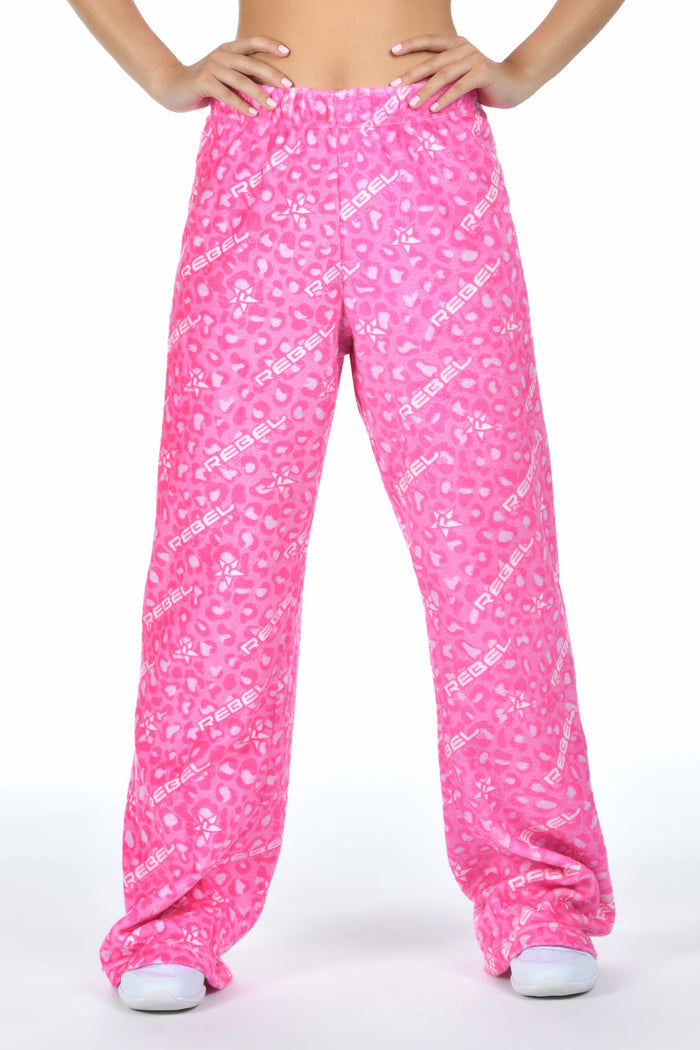 Wild Side Lounge Pants in Pink Leopard