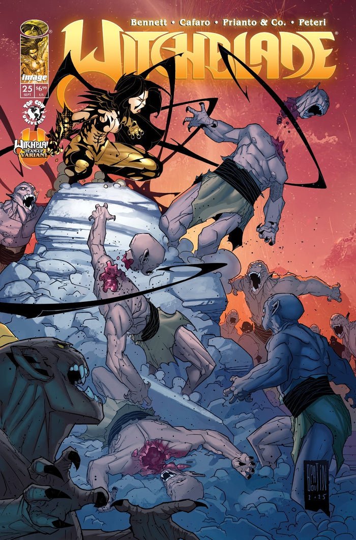 WITCHBLADE #25 C BOUTIN, FIRCHOW CONNECTING WITCHBLADE TEAM-UP FOC 9/9/26